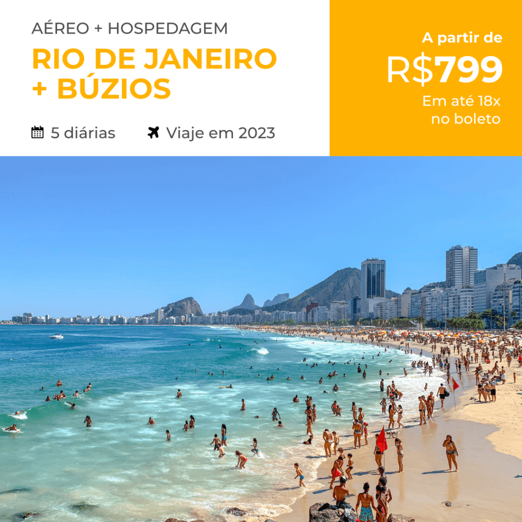 Pacote De Viagem Rio De Janeiro Búzios 2023 A Partir De 999 Reais Com Aéreo Hospedagem 6600