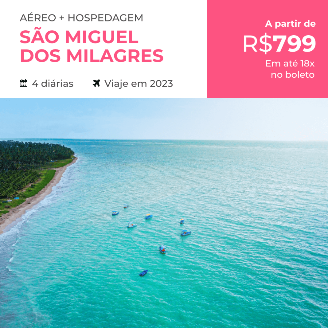 Pacote De Viagem S O Miguel Dos Milagres A Partir De Reais Com A Reo Hospedagem