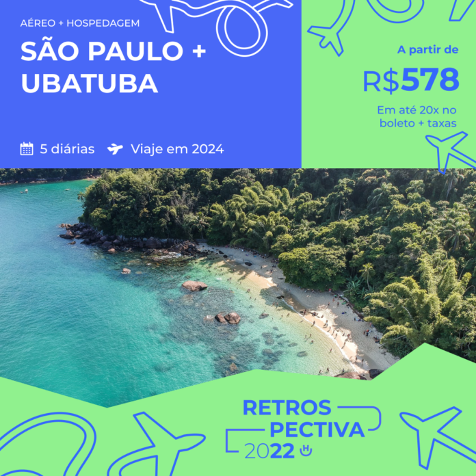 Pacote de Viagem - São Paulo + Ubatuba - 2024