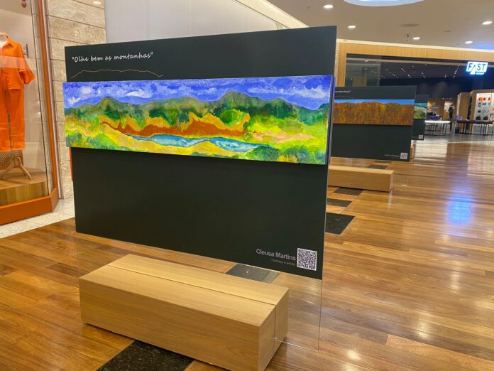 DiamondMalll recebe exposição “Olhe bem as montanhas” em homenagem à Serra do Curral