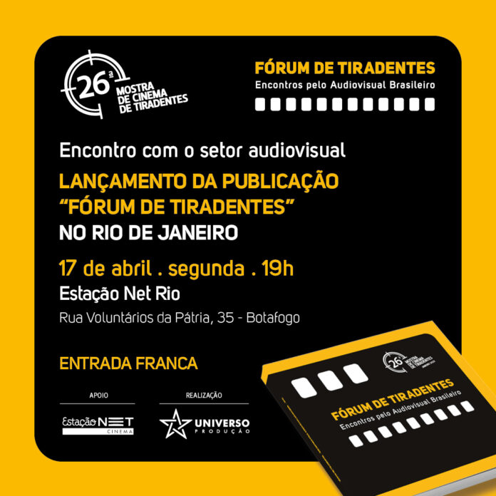 Agora é a vez do rio de janeiro sediar encontro do fórum de tiradentes com o setor audiovisual, lançamento de publicação e bate-papo que visam o diálogo e a conexão para a construção de novas políticas públicas.