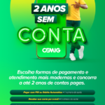 “2 anos sem conta Cemig”: clientes podem ganhar até dois anos de faturas pagas