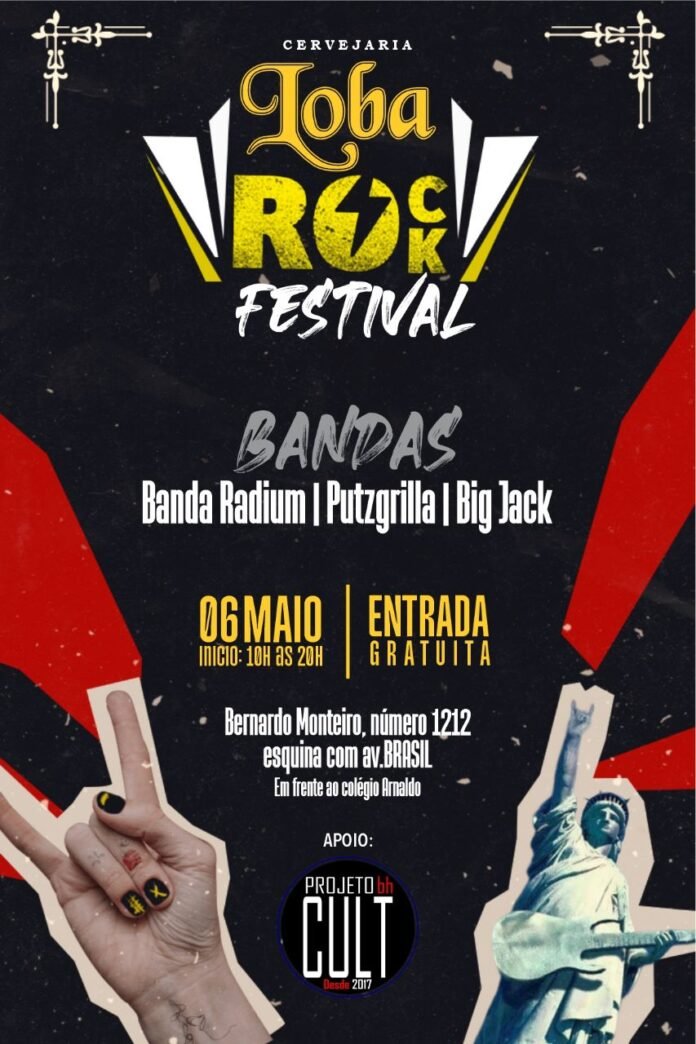 Com entrada gratuita: Loba Rock Festival agita BH no próximo sábado