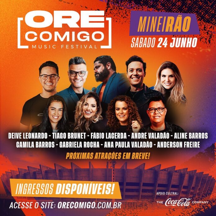 Ore Comigo Music Festival acontece no gramado do Mineirão neste sábado