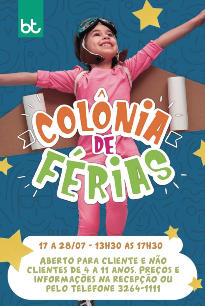 Bodytech abre colônia de férias para alunos e não alunos de 4 a 11 anos