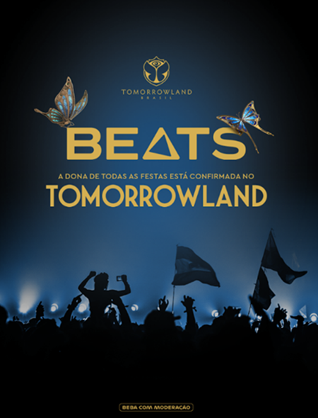 Contagem regressiva a 100 dias da Tomorrowland Brasil, Beats anuncia parceria e volta a marcar presença no festival