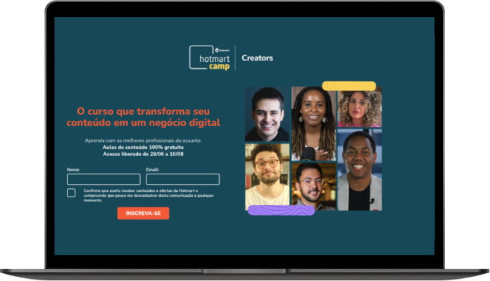 Hotmart disponibiliza curso gratuito com criadores de