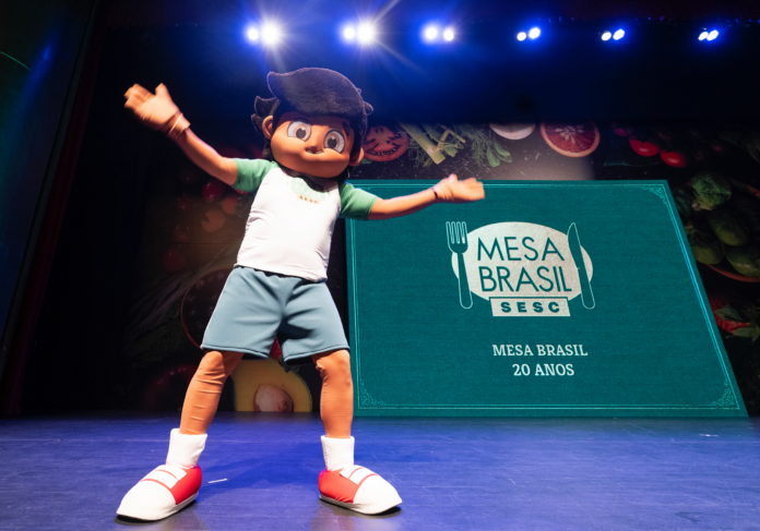 Mesa Brasil Sesc comemora 20 anos de combate à fome e ao desperdício com evento no Sesc Palladium