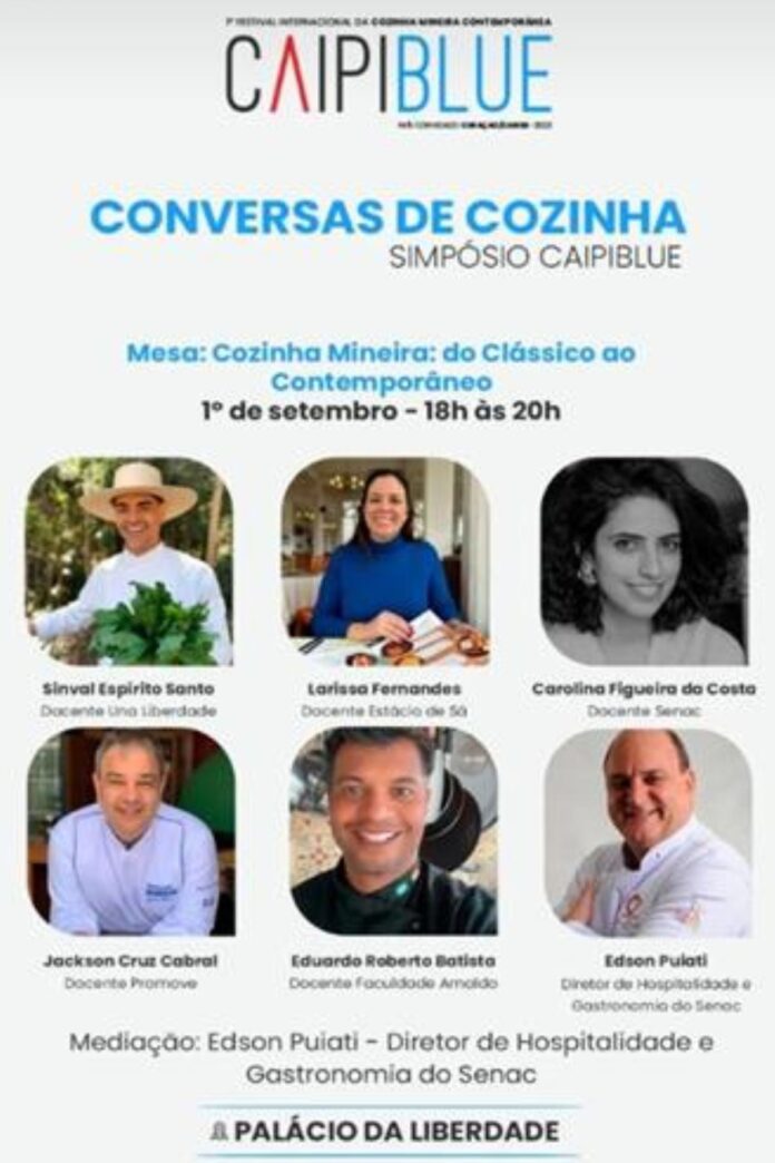 Senac participa do 1º Festival Internacional da Cozinha Mineira Contemporânea