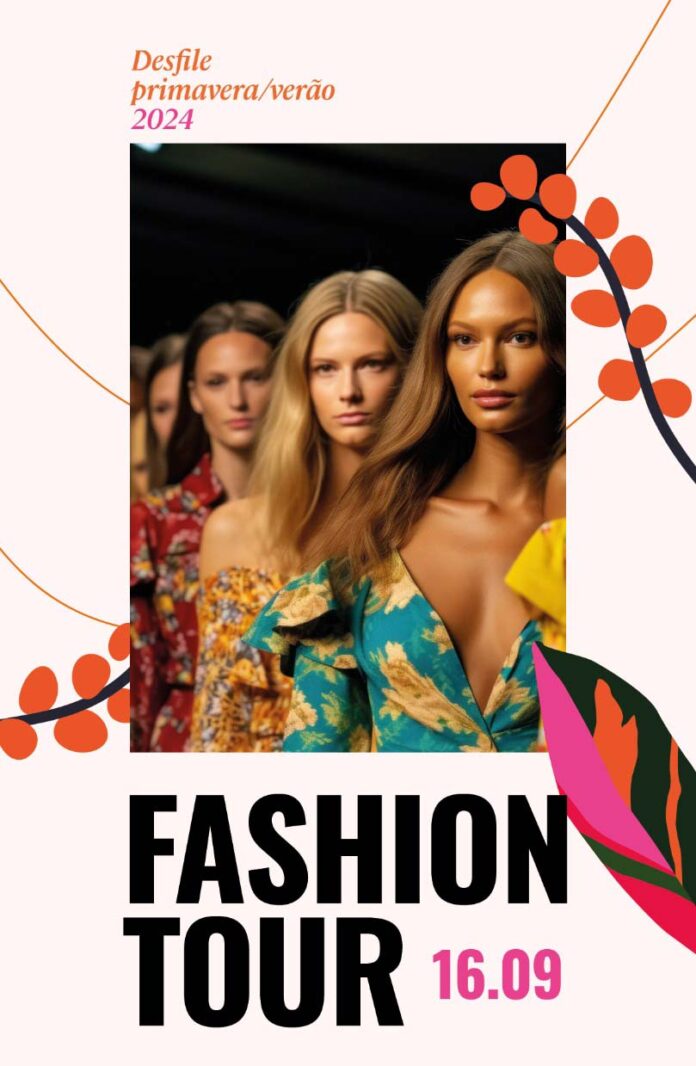 Desfile de moda no Minas Shopping apresenta tendências para coleção primavera-verão 2023