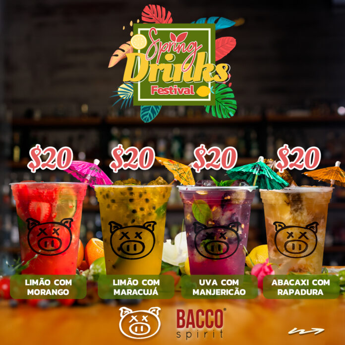 Spring Drinks maior festival de caipirinha do mundo acontece em 30 cidades brasileiras