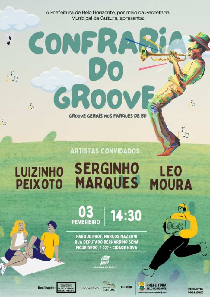 Confraria do Groove faz shows gratuitos em parques de BH