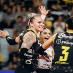 Destaque da Superliga, americana Payton Caffrey se inspira em Gabi para brilhar no vôlei brasileiro