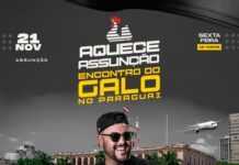 Festa do Galo no Paraguai: show de pagode agita a torcida na véspera da final da Sul-Americana