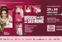 Musical “Músicas que fiz em seu nome”, com Laila Garin_Sesc Palladium