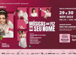 Musical “Músicas que fiz em seu nome”, com Laila Garin_Sesc Palladium