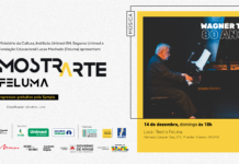 A programação gratuita da MostrArte Feluma chega ao fim trazendo ao palco do Teatro Feluma o show “Wagner Tiso 80 anos”.