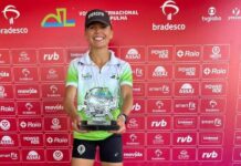Atleta da APA Petrolina celebra pódio na Volta Internacional da Pampulha