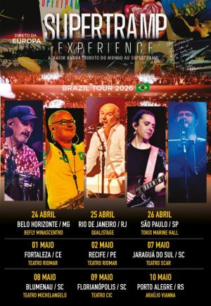 SUPERTRAMP Experience confirma turnê pelo Brasil