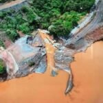 Dique da Vale entre Congonhas e Ouro Preto se rompe – Foto Reprodução (1)