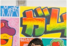 Artista mineira pinta “Bolinho” no Palácio das Artes, no dia do aniversário de 55 anos do complexo cultural