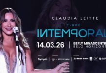Turnê Intemporal, com Claudia Leitte, chega ao BeFly Minascentro
