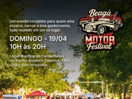 Beagá Motor Festival movimenta a cidade com carros clássicos, rock e gastronomia no Centerminas