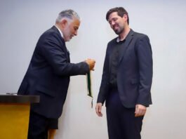 De Comendador da Ordem JK a Membro da Academia Brasileira de Honraria ao Mérito: João Mendes acumula mais um título de prestígio em noite conduzida pelo Comendador Regino Barros João Mendes e Comendador - Reprodução Instagram