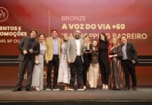 VIASHOPPING CONQUISTA MEDALHA NO PRÊMIO ABRASCE COM PROJETO QUE VALORIZA TALENTOS 60+