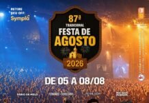 87ª Tradicional Festa de Agosto promete movimentar Neves com fé, cultura e grandes shows