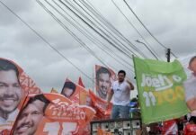 Acácio celebra crescimento em pesquisa recente com megacarreata simultânea que reúne mais de 15 mil carros e motos no Amapá