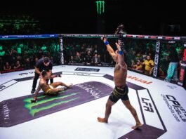 LFA 241: Rafael Pereira nocauteia Vinicius Pires e conquista cinturão mundial em Belo Horizonte