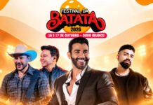 Gusttavo Lima, Dilsinho e João Bosco & Vinícius são as atrações do 40º Festival da Batata de Ouro Branco