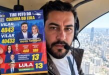 Colinha de Lula cai do céu na Paulista e viraliza nas redes sociais